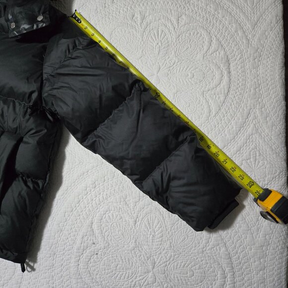 COACH Down Puffer Hooded Coat ~ Women’s ~ Medium ~ Black - Picture 8 of 16